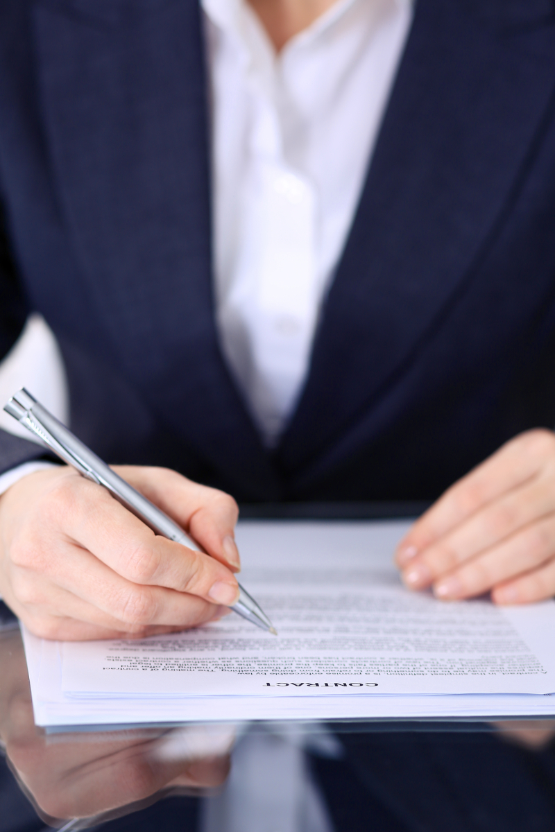 Contract signing